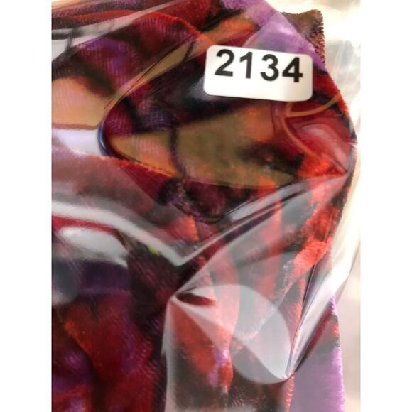 Rhode Jemima Dress Floral Midi Purple 4 - Picture 16 of 16